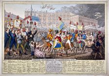 Grand entrance to Bamboozl'em 1821. Artist: Anon