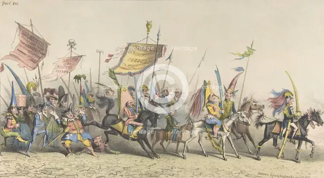 Grand Fantastical Parade, New-York, December 2, 1833. Creator: Hassan Straightshanks.