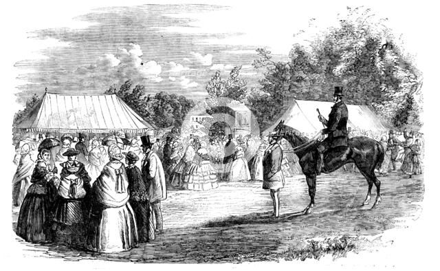 Grand Fete in Hamstead Park, Berks, in Aid of the Great Western Railway Widows' and..., 1858. Creator: Unknown.