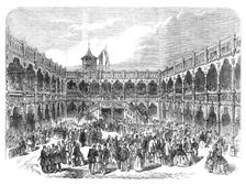 Grand Festival of the Municipality and Royal Academy of Antwerp: restoration of the Old Bourse, 1864 Creator: Unknown