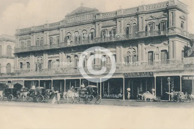 'Grand Hotel, Calcutta', 1902. Creator: Unknown.