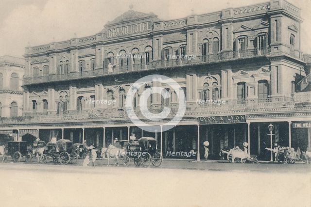'Grand Hotel, Calcutta', 1902. Creator: Unknown.