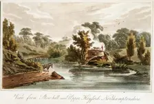 Grand Junction Canal from Stow Hill near Upper Heyford, Northamptonshire, 1819. Artist: John Hassell