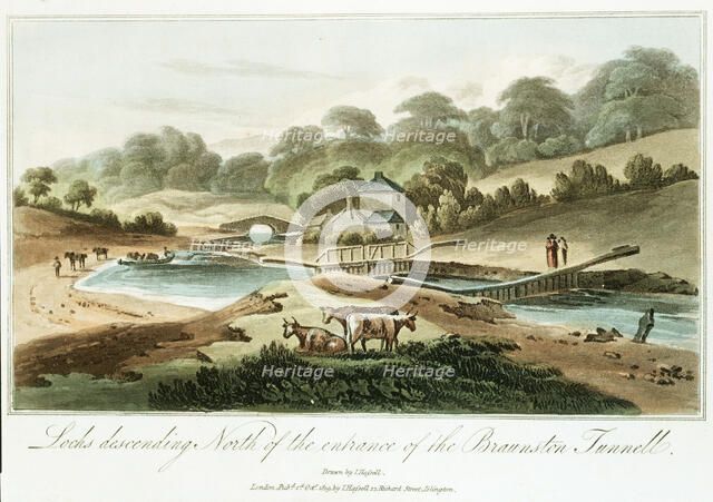 Grand Junction Canal, Northampstonshire, 1819. Artist: Unknown