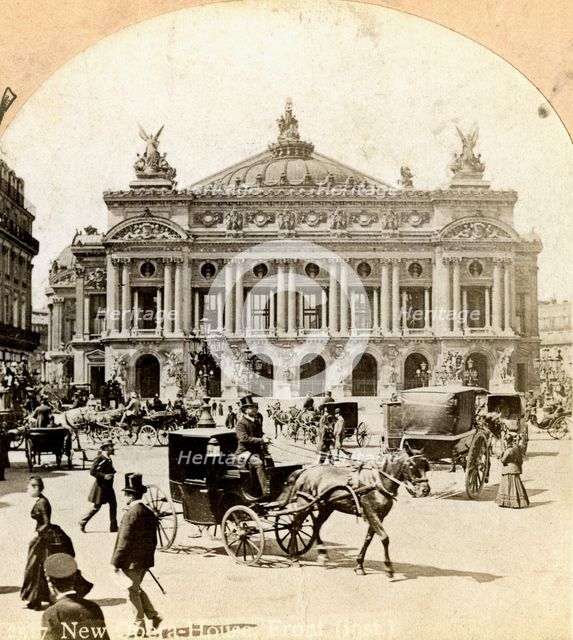 Grand Opera House, Paris, late 19th century.Artist: Griffith and Griffith