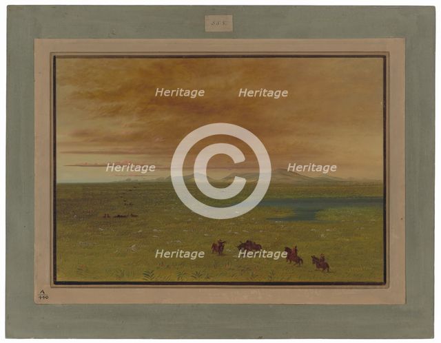 Grand Lavoir, Pampa del Sacramento, 1854/1869. Creator: George Catlin.