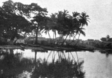 'Grand Lahou et sa lagune; L'Ouest Africain 1914. Creator: Unknown