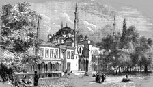 Grand Mosque of the Sultan Achmet on the Hippodrome at Constantinople 1854. Creator: Unknown