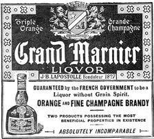 Grand Marnier liquor, 1909. Creator: Unknown