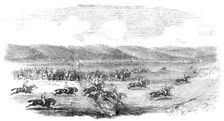 Grand Military Steeplechase in the Crimea, 1856. Creator: Unknown
