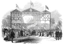 Grand Musical Festival, at Gotha, 1845. Creator: Unknown