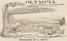 Grand Sporting and Military Show at Olympia in London, 1896. Creator: Unknown