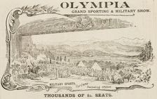 Grand Sporting and Military Show at Olympia in London, 1896. Creator: Unknown