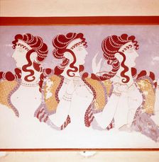 Grand Staircase of Minoan Royal Palace at Knossos, Crete, c1700BC-c1400BC