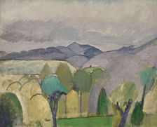 Grand paysage aux arbres, 1918. Creator: Matisse, Henri (1869-1954)