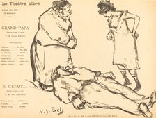 Grand-Papa; Si c'était, 1895. Creator: Henri-Gabriel Ibels