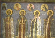 Grand Princes Vasiliy Yuryevich Kosoy, Yury of Zvenigorod, Dmitry Yurievich Krasny and Andrey Dmitri