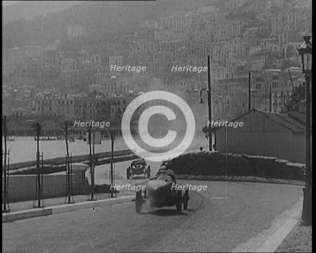 Grand Prix Motor Racing in Monte Carlo, 1929. Creator: British Pathe Ltd.