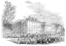 Grand Procession at Plymouth, on the First Despatch of the Cape Mails, 1850. Creator: Unknown