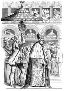 Grand procession of the Doge, Venice, Italy, 16th century (1849)