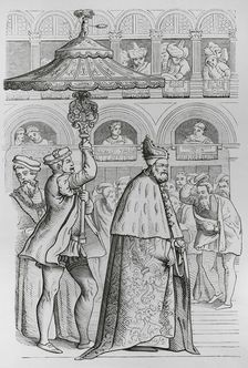 Grand procession of the Doge of Venice, 16th century, (1878). Creator: Unknown