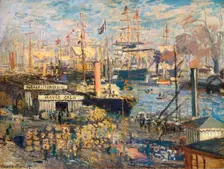 Grand Quai at Havre 1872. Artist: Claude Monet