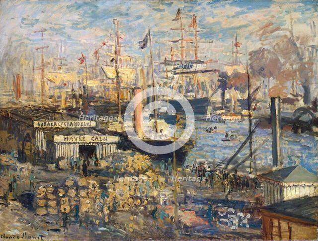 'Grand Quai at Havre', 1872.  Artist: Claude Monet