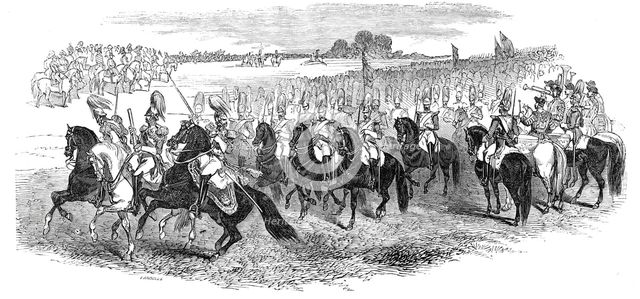 Grand Review in Hyde Park, on Saturday Last, July 1844. Creator: Unknown.
