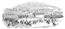 Grand Review, Phoenix Park, Dublin, 1844. Creator: Unknown