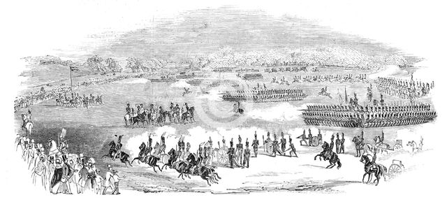 Grand Review, Phoenix Park, Dublin, 1844. Creator: Unknown.