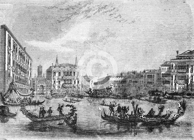 'Grand Regatta at Venice', 1854. Creator: Unknown.
