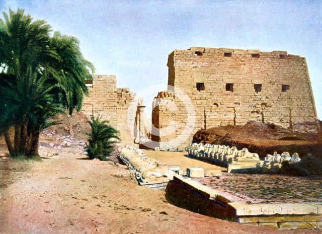 Grand Temple of Amun-Re, Karnak, Luxor, Egypt, 20th Century. Artist: Unknown