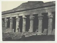Grand Temple d'Isis à Philoe, Galerie Orientale; Nubie, 1849/51, printed 1852. Creator: Maxime du Camp