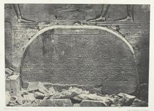 Grand Temple d'Isis à Philoe, Proscynéma (Acte d'Adoration); Nubie, 1849/51, printed 1852. Creator: Maxime du Camp
