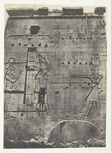 Grand Temple d'Isis à Philoe, Second Pylône; Nubie, 1849/51, printed 1852. Creator: Maxime du Camp