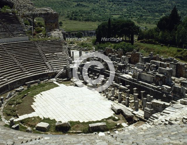Grand Theatre, Ephesus, Anatolia, Turkey, 1999.  Creator: Unknown.