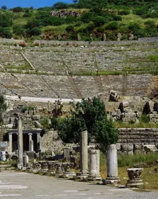 Grand Theatre, Ephesus, Anatolia, Turkey, 1999. Creator: Unknown