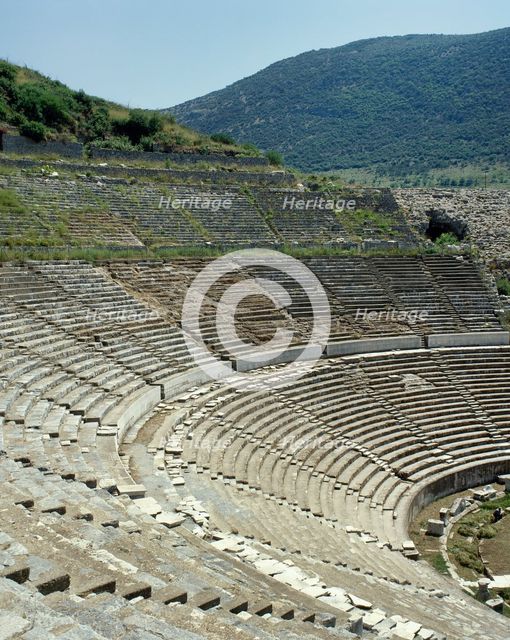Grand Theatre, Ephesus, Anatolia, Turkey, 1999.  Creator: Unknown.