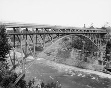 Grand Trunk Ry. Steel Arch (i.e. Whirlpool Rapids) Bridge, Niagara, between 1897 and 1899. Creator: Unknown