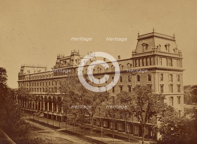 Grand Union Hotel at Saratoga Springs, N.Y., about 1880. Creator: Baker & Record.