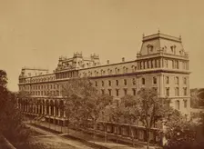 Grand Union Hotel at Saratoga Springs, N.Y., about 1880. Creator: Baker & Record