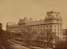 Grand Union Hotel at Saratoga Springs, N.Y., about 1880. Creator: Baker & Record