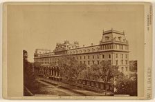 Grand Union Hotel at Saratoga Springs, N.Y., about 1880. Creator: Baker & Record