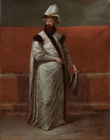 Grand Vizier Nevsehirli Damat Ibrahim Pasha, c.1727-c.1730. Creator: Jean Baptiste Vanmour