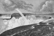 Grand View of the Horseshoe (Canadian) and American Falls 1883