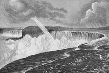 Grand View of the Horseshoe (Canadian) and American Falls 1883