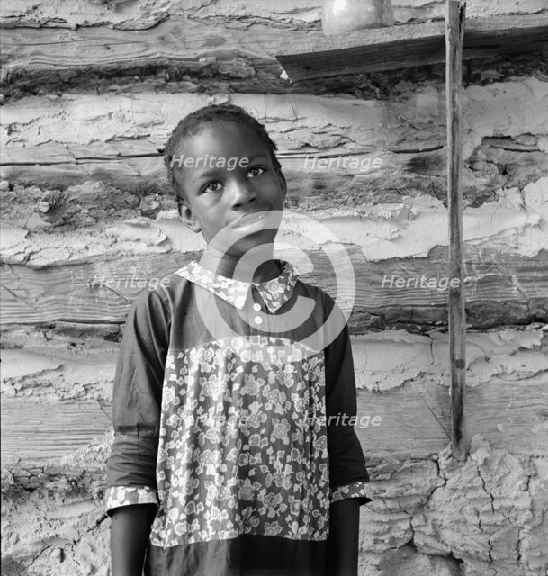 Grandchild of Zollie Lyons, tobacco sharecropper, Wake County, North Carolina, 1939. Creator: Dorothea Lange.