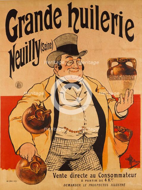 Grande huilerie - Neuilly (Seine), c. 1895. Creator: Guillaume, Albert (1873-1942).