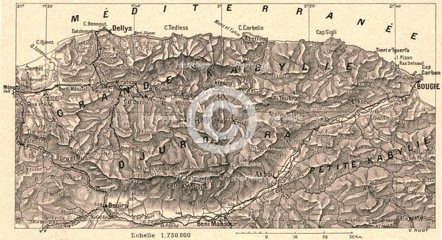 ''Grande Kabylie et Djurdjura; Afrique du nord', 1914. Creator: Unknown.