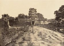 Grande Pagode Porte Ouest de la 1ère enceinte, 1866. Creator: Emile Gsell